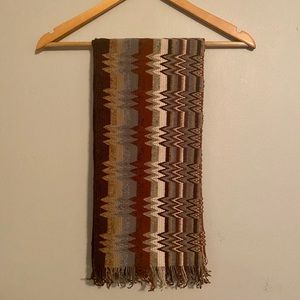 Missoni Orange Label Classic Zig Zag Scarf